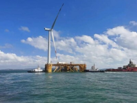 Pierwszy na świecie projekt pływającej elektrowni wiatrowej na pełnym morzu